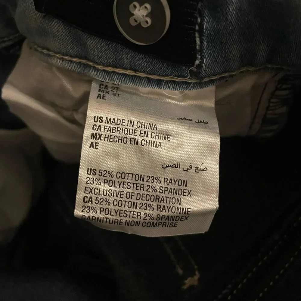 NEW EPIC THREADS denim jeans 2T - Picture 3 of 4